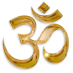 hindu om icon isolated on white background